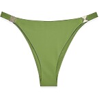 Elsa Hosk x Na-Kd Buckle Detail Bikini Panty in Green