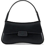 Emporio Armani Leather Baguette Shoulder Bag with Strap
