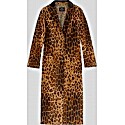 Etro Animal-Print Velvet Coat
