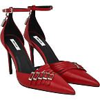 Fanci Club Plankton Buckle-Straps Heels