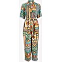 Farm Rio Banana Scarves Jumpsuit