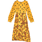 Farm Rio Caramel Banana Polka Dress