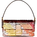Fendi Baguette 1997 Copper-Coloured Leather and Sequinned Bag