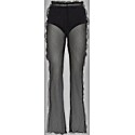 Fendi Black Chiffon Trousers