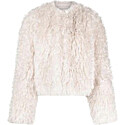 Fendi Cropped Mohair Bomber Jacket
