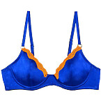 Fleur Du Mal NYC Blue All Star Demi Bra