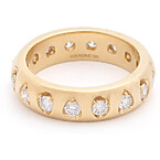 Foundrae Forever and Always Love Pair Gemstone Band