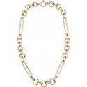 Foundrae Mixed Gold Clip Chain Necklace