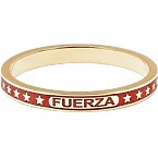 Foundrae Strength Thin Champleve Enamel Band