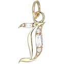 Foundrae Yellow Gold J Letter