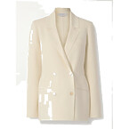 Gabriela Hearst Bowen Double-Breasted Knitted Wool Blazer