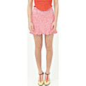 Gauntlett Cheng Elastic Floral Mini Skirt