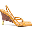 Gia/Rhw Rosie 2 Strappy Leather Sandal in Golden Brown