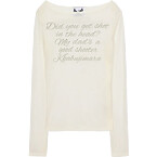 Gila Archive Lettering Sheer Long Sleeve T-Shirt