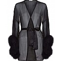Gilda & Pearl Diana Marabou Kimono