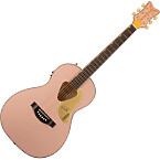 Gretsch G5021Wpe Rancher Penguin Parlor Acoustic-Electric Guitar in Shell Pink