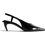 H&M Studio Kitten Heel Leather Slingbacks