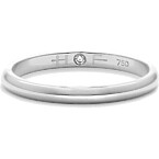 Hearts on Fire Half Round Comfort Fit Band