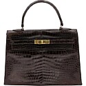 Hermes 1964 Dark Brown Kelly Bag