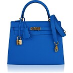 Hermes Kelly 25 Blue Bag