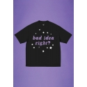Olivia Rodrigo Bad Idea Right? Black Tee