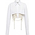 Jacquemus Cinta Cropped Cotton Shirt