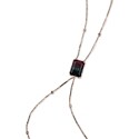 Jacquie Aiche Rectangle Watermelon Tourmaline Body Chain