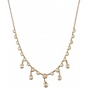 Jacquie Aiche Round + Teardrop Sophia Diamond Shaker Necklace