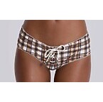 Jaded London Checked in Bikini Hot Pants