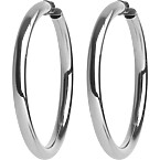 Jennifer Fisher Samira Silver Hoop Earrings
