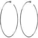 Jennifer Fisher Silver Thread Hoop Earrings