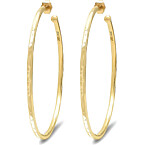 Jennifer Meyer Medium Hammered Hoops