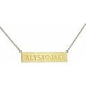 Jennifer Meyer Personalized Nameplate Necklace