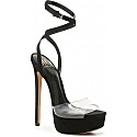 Jlo Jennifer Lopez Junnie Platform Sandals in Black