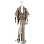 John Galliano Spring 1995 Misia Diva Silk Evening Skirt Suit