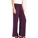 Johnny Was Calme Double Gauze Easy Pants in Eggplant