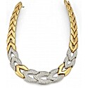 Joseph Saidian & Sons Vintage Diamond and Gold Necklace