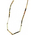 Julez Bryant Long Flat Link 14K Gold Chain