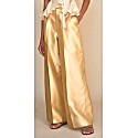 Kallmeyer Deep Pocket Belted Wide Leg Pant in Champagne Mikado