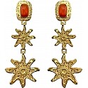Kendi Edit Allegra Earrings Red Onyx