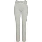 Khy Asymmetrical Foldover Leggings in Heather Grey
