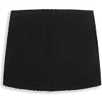 Khy Canvas Mini Skirt in Washed Black
