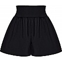 Korobeynikov Cotton Mini Shorts with Knitted Belt