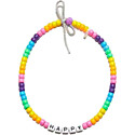 Lauren Rubinski Customized Beaded Rainbow Necklace