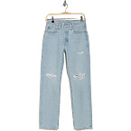 Levi’s 501 Ripped High Waist Straight Leg Jeans