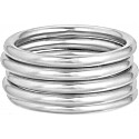 Lili Claspe Silver Heavy Stacking Ring