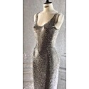 Ludovic De Saint Sernin Custom Silver Sequin Gown