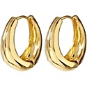 Luv AJ Marbella Hoops Earrings