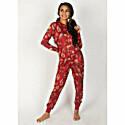Malika Onesie in Red Floral