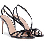 Malone Souliers x Philosophy Luna Patent Leather Slingback Sandals